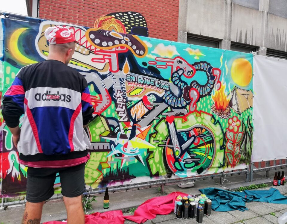 Performance « Live painting » par Thyl